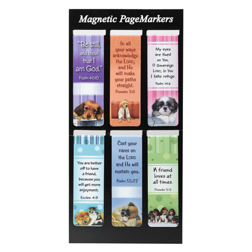 [MGB005] PageMarker Magnetic Psalm 46:10 Dogs