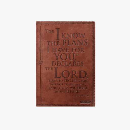 [JL099] Journal Jer 29:11 Brown Flexcover