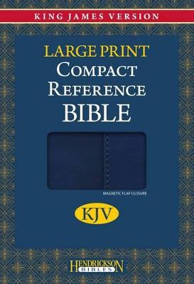 [9781598566239] KJV Compact Reference Flexi Blue Large Print Magnet