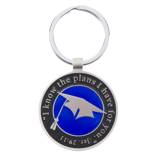 [KGL014] Keyring in Tin I Know The Plans Graduation Metal