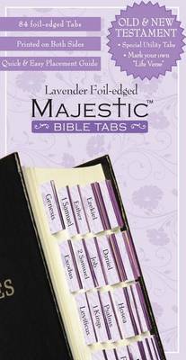 [9781934770825] Majestic Bible Tabs Lavender
