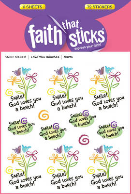 [9781414393216] Sticker Love You Bunches Sparkle
