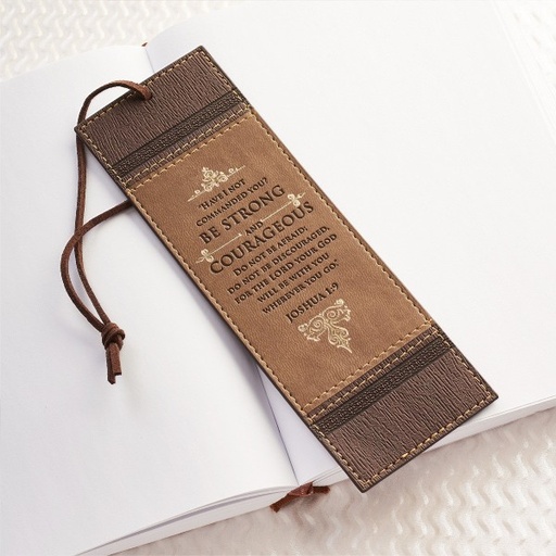 [BMF071] Pagemarker Leatherlux Be Strong Josh 1:9