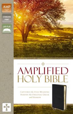 [9780310443926] Amplified Holy Bible Bonded Leather Blck