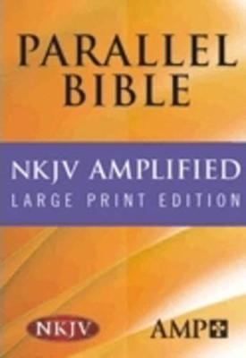 [9781598562965] NKJV Amplified Parallel L/P Leath Black