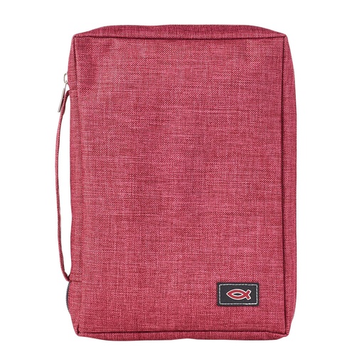 [BBM620] Bible Case Polycanvas Value - Burgundy Medium