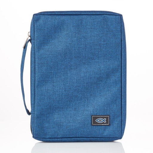 [BBS618] Bible Case Polycanvas Value - Navy Small