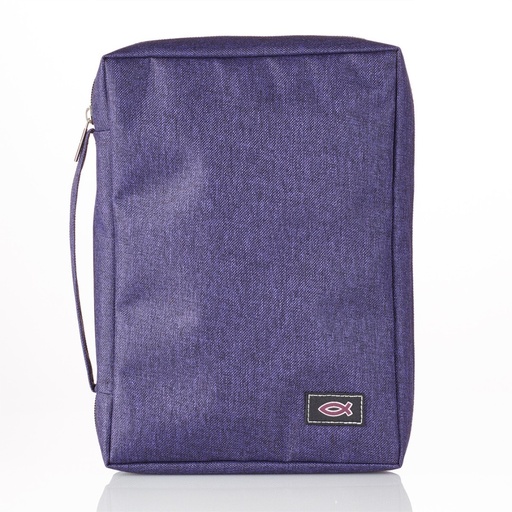 [BBS619] Bible Case Polycanvas Value - Purple Small