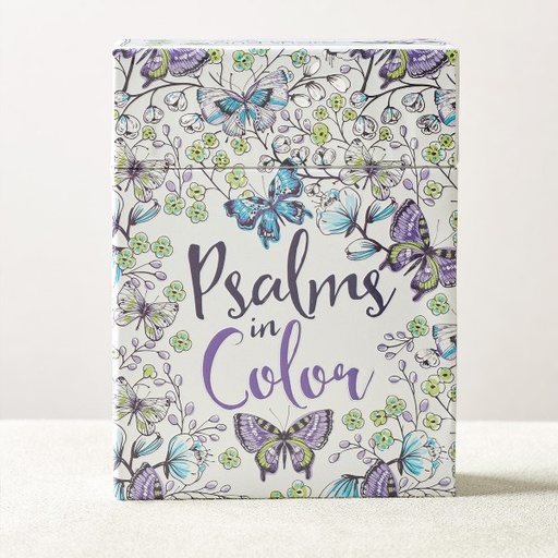 [CBX005] Psalms In Colour Colouring Cards