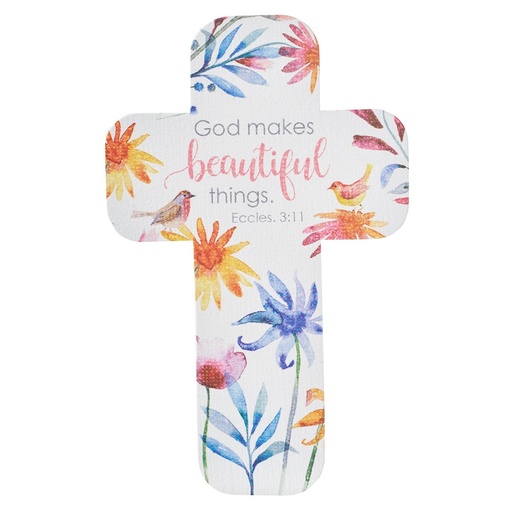 [BMC123] BMK God Makes Beautiful Things - Cross (Pkt - 12)