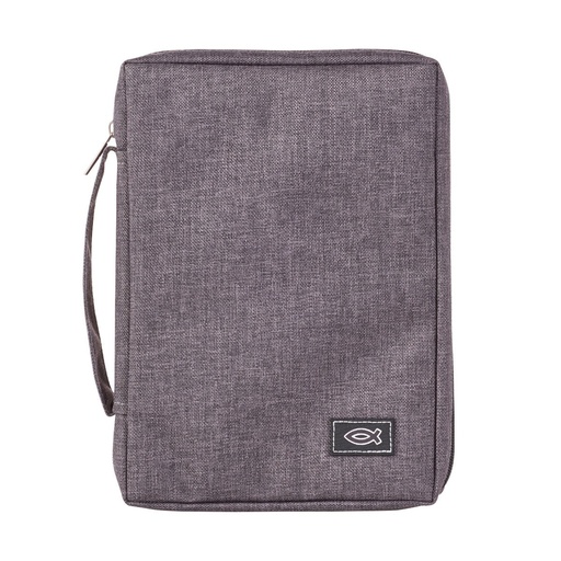 [BBM615] Bible Case Polycanvas Value - Gray Medium