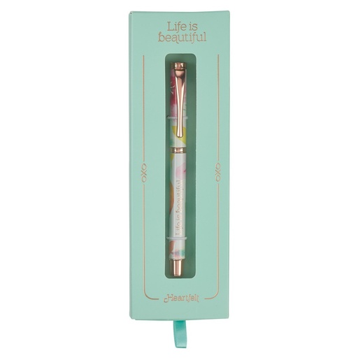 [HFPEN307] Gift Pen Life Is Beautiful w/Gift Box