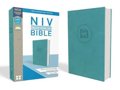 [9780310448471] NIV Value Thinline Bible Turquoise I/L
