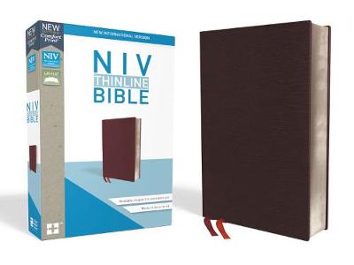 [9780310448792] NIV Thinline Bible Burgundy B/L