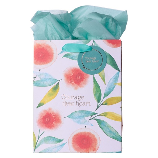 [HFGBA289] Gift Bag Medium Courage Dear Heart