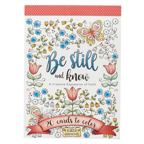 [CLRP03] Colouring Postcards Book Be Still and Know