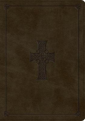[9781433559068] ESV Study Bible Olive Celtic Cross Design