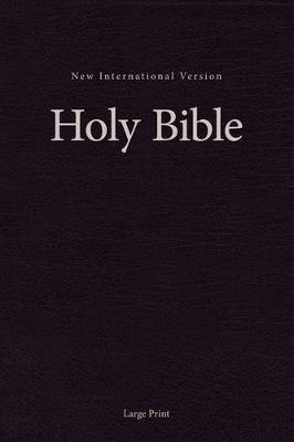 [9780310446309] NIV Pew and Worship Bible Large Print Black Hardcover
