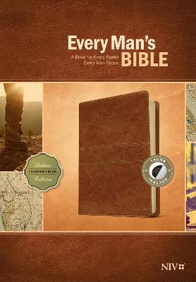 [9781496433565] NIV Every Man's Bible Deluxe Journeyman Ed Tan Indexed I/L