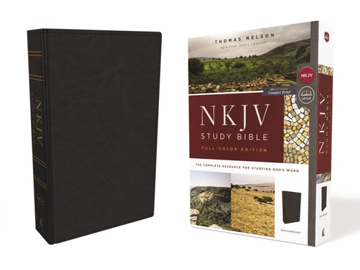 [9780785220633] NKJV Study Bible Full-Colour Black I/L