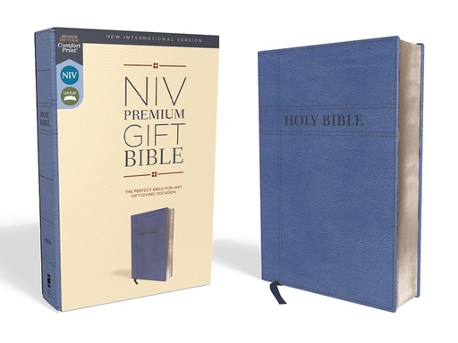 [9780310094005] NIV Premium Gift Bible Navy Leathersoft