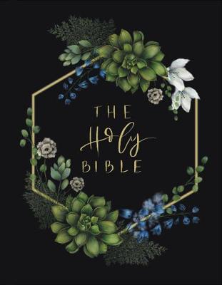[9780310453345] NIV Artisan Collection Bible Navy Floral Hardcover
