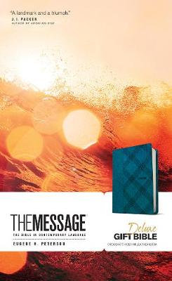 [9781641581257] Message Deluxe Gift Bible Denim Imitation Leather