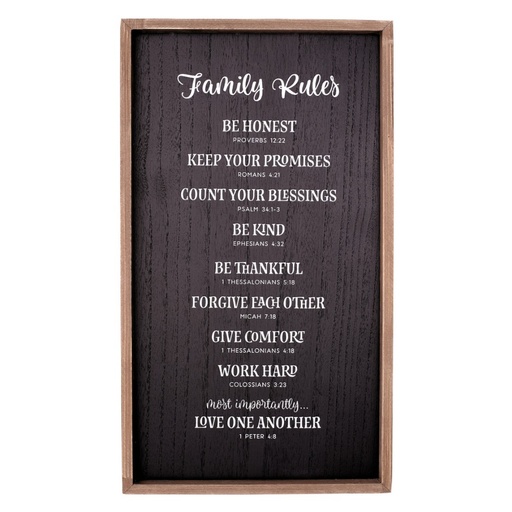 [PLA058] Wall Plaque Family Rules