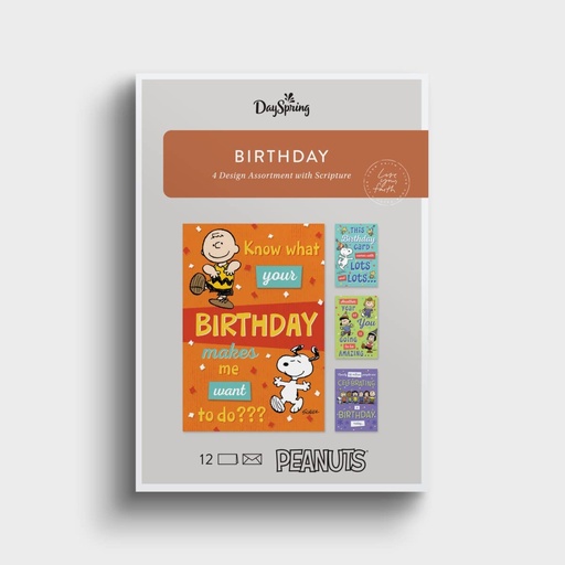 [J0381] GC: Boxed Birthday Peanuts