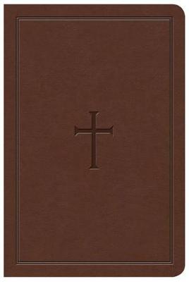 [9781535935722] KJV Large Print Compact Reference Bible Brown LeatherTouch