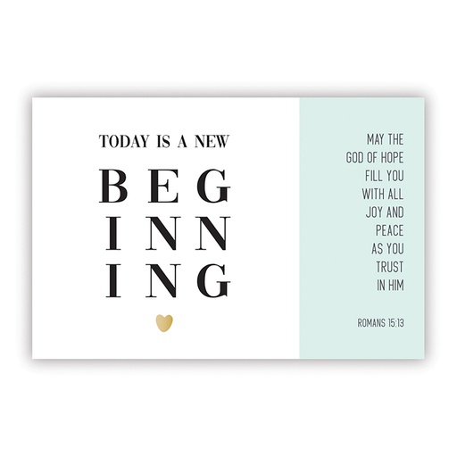 [F3384] PIO Today Is A New Beginning (Pkt 25)