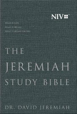 [9781683973041] NIV Jeremiah Study Bible Charcoal Gray Hardcover