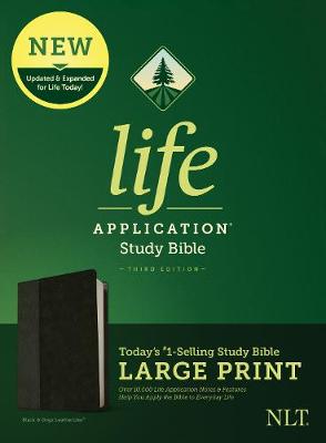 [9781496439376] NLT Life Application 3rd Ed Large Print Black I/L