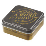 [TIN025] Scripture Cards In Tin Word For Today