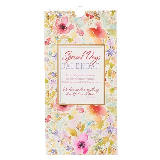 [SDC029] Special Days Calendar Everything Beautiful