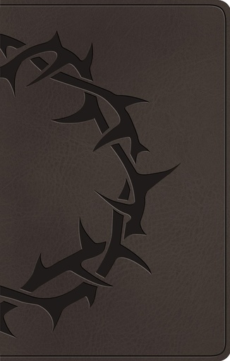 [9781433568756] ESV Premium Gift Bible Charcoal Crown Design I/L