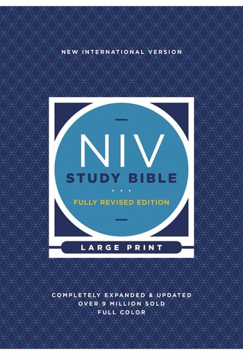 [9780310449164] NIV Study Bible Fully Revised Edition Large Print H/C