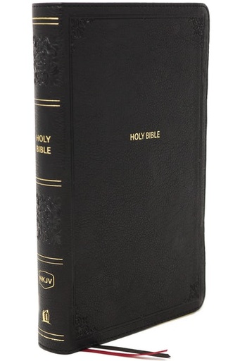 [9780785233534] NKJV End-Of-Verse Ref Bible Compact L/P Black I/L