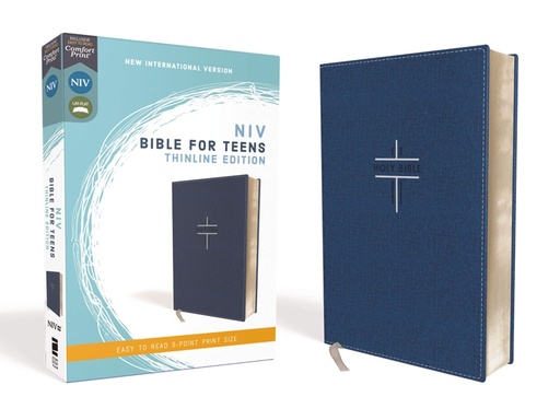 [9780310454953] NIV Bible For Teens Thinline Blue I/L