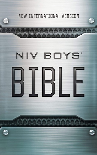 [9780310455042] NIV Boys' Bible Metalic-Look H/C