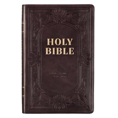 [KJV114] KJV DeluxeGift Brown Luxleather Indexed