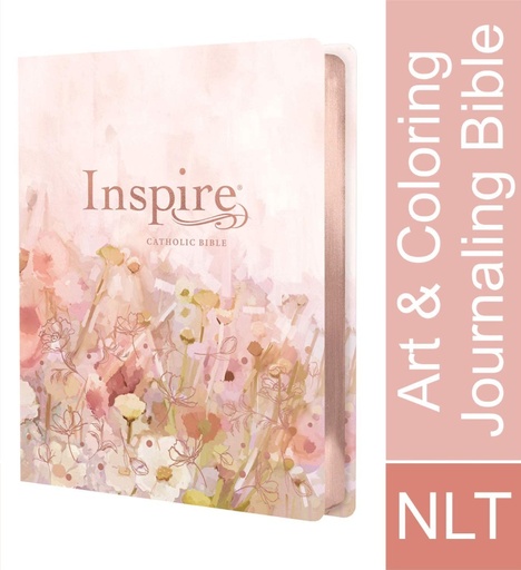 [9781496446831] NLT Inspire Catholic Bible Large Print Pink I/L