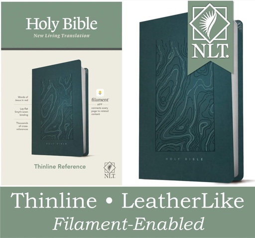 [9781496444844] NLT Thinline Ref Bible Filament Enabled Teal I/L