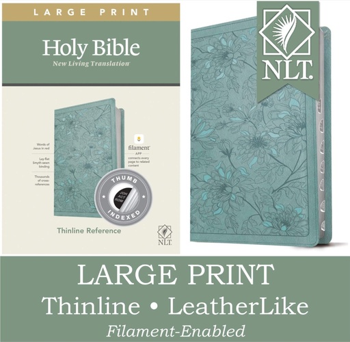 [9781496445353] NLT Large Print Thinline Ref Filament Enabled Teal Index