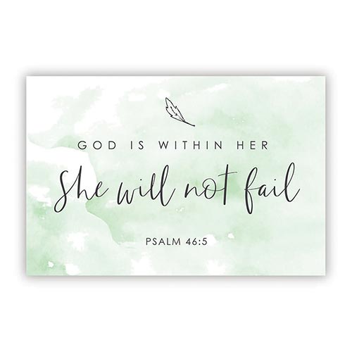 [G6329] PIO She Will Not Fail