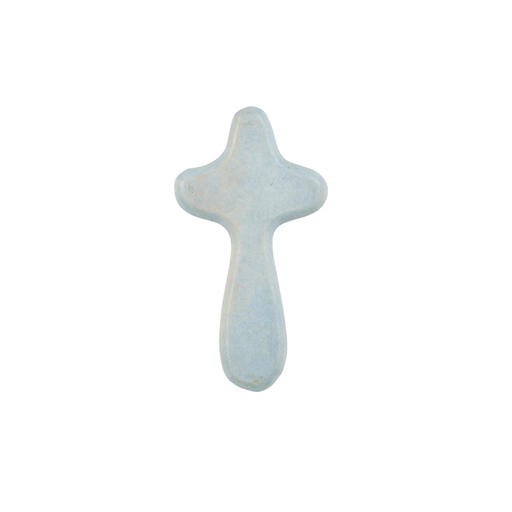 [G4196] Cross Hand Held Blue