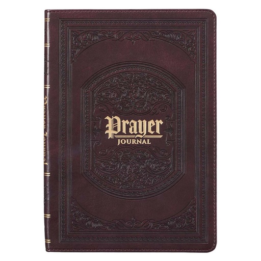 [JLP038] Journal Prayer Luxleather Dark Brown