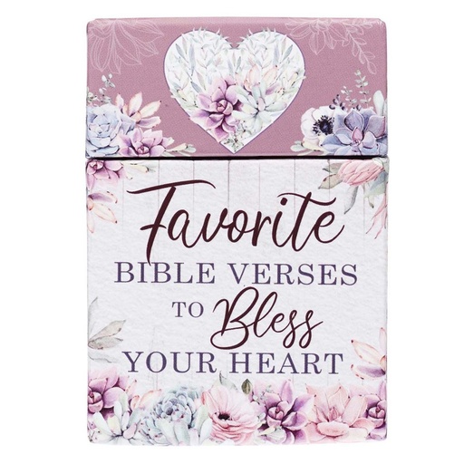 [BX134] Box of Blessings Favourite Bible Verses To Bless Your Heart
