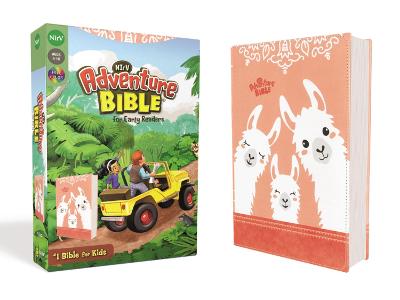 [9780310458784] NIRV Adventure Bible For Early Readers Alpaca Coral