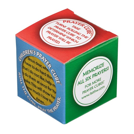 [F1396SINGLE] Children's Prayer Cube Single